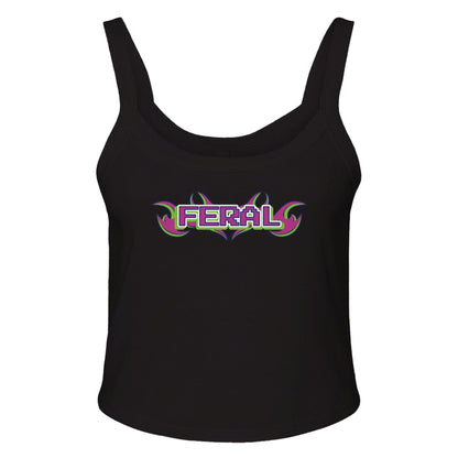 Ribbed Tank MIDNIGHT / XS FERAL Baby Ribbed Tank ~ GAYSBIE PREMIUM MATERIALS