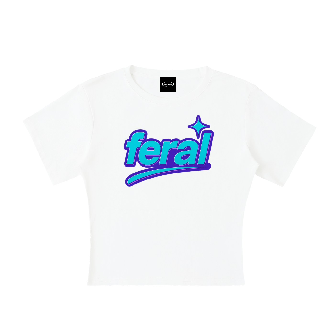 Baby Tee ICE / S FERAL Baby Tee ~ GAYSBIE PREMIUM MATERIALS