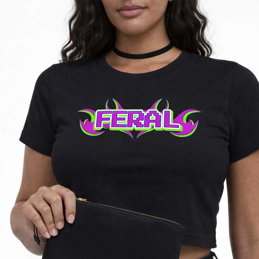 Crop Tee FERAL Crop Tee ~ GAYSBIE PREMIUM MATERIALS