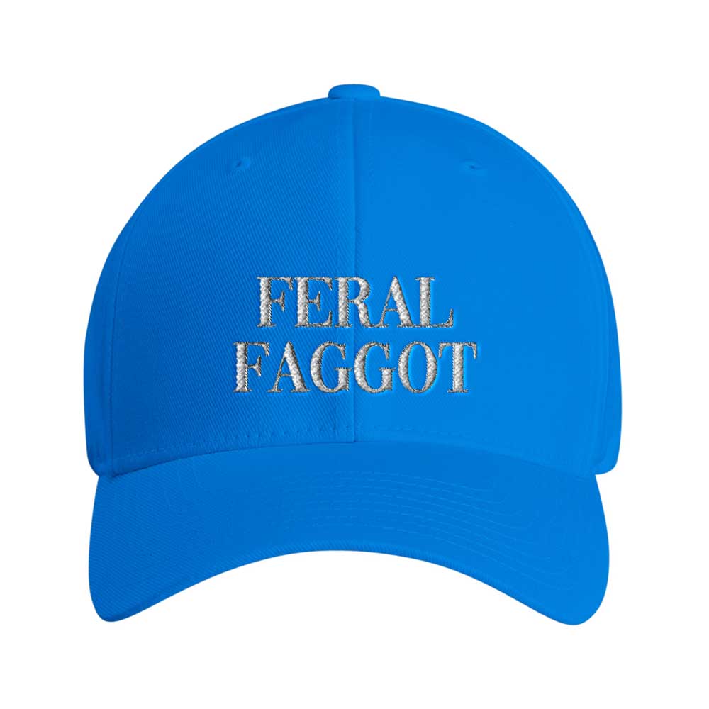 Caps OCEAN / L-XL FERAL FAGGOT Embroidered Cap ~ GAYSBIE PREMIUM MATERIALS