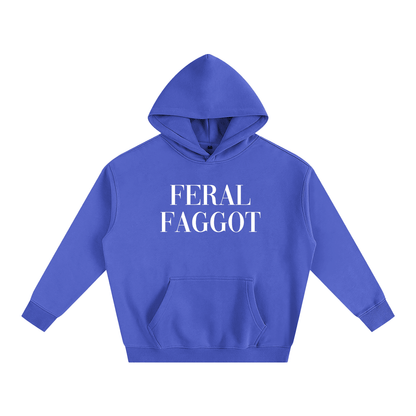 Klein Blue / S FERAL FAGGOT Heavy Fleece Hoodie ~ GAYSBIE ODMPOD