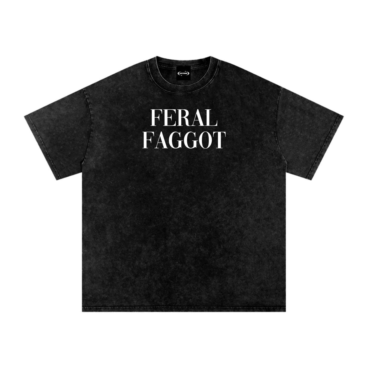 Oversize Tee MINDIGHT / S FERAL FOGGOT Premium Oversized Tee ~ GAYSBIE PREMIUM MATERIALS