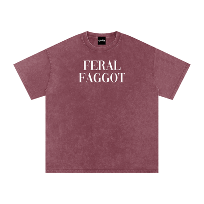 Oversize Tee SPICY / S FERAL FOGGOT Premium Oversized Tee ~ GAYSBIE PREMIUM MATERIALS