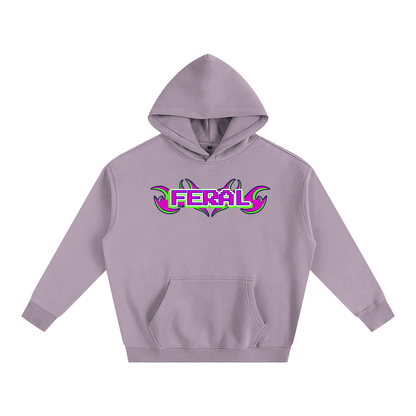 Dark Purple / S FERAL Heavy Fleece Hoodie ~ GAYSBIE ODMPOD