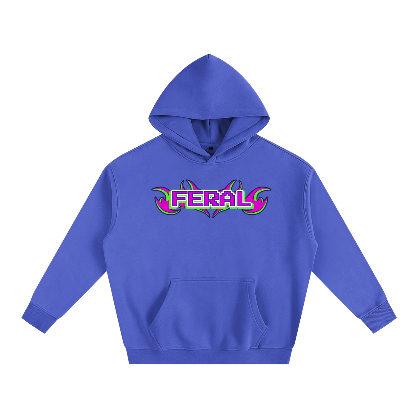 Klein Blue / S FERAL Heavy Fleece Hoodie ~ GAYSBIE ODMPOD