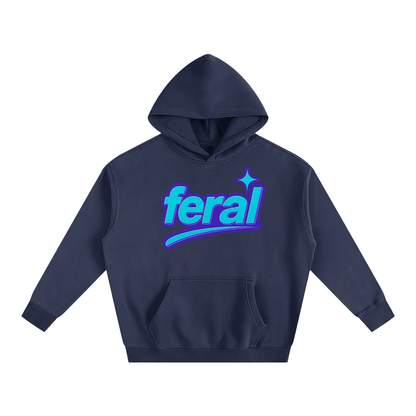 Premium Hood ECLIPSE / S FERAL Heavy Fleece Hoodie ~ GAYSBIE PREMIUM MATERIALS