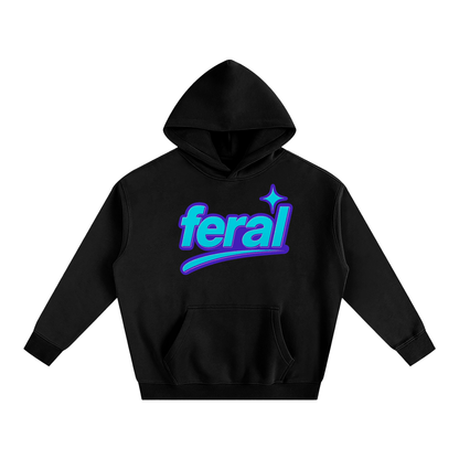 Premium Hood MIDNIGHT / S FERAL Heavy Fleece Hoodie ~ GAYSBIE PREMIUM MATERIALS