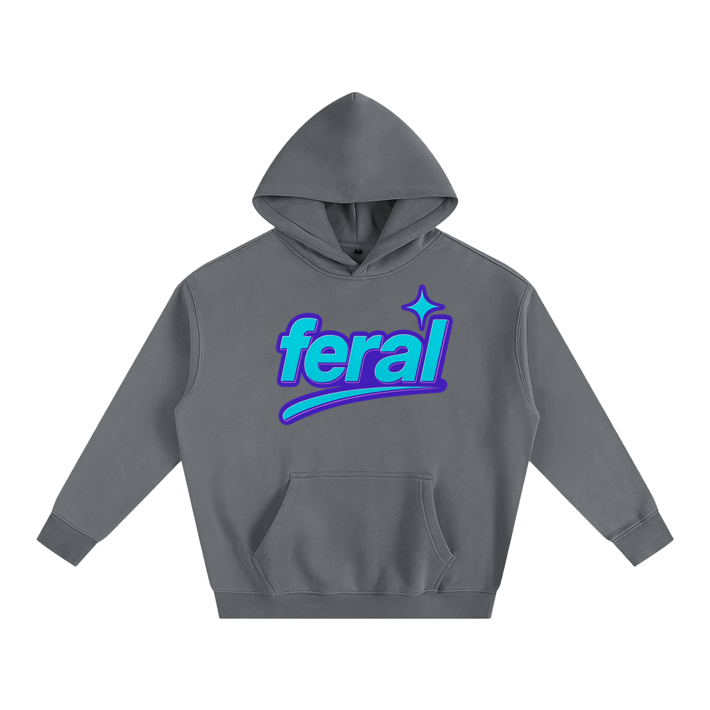 Premium Hood STORM / S FERAL Heavy Fleece Hoodie ~ GAYSBIE PREMIUM MATERIALS