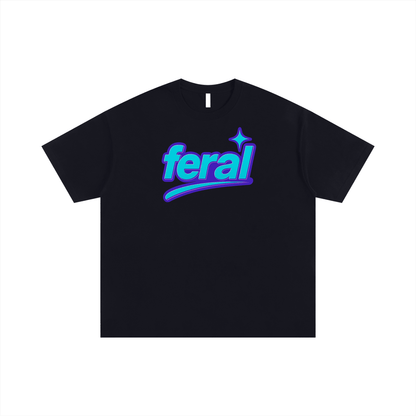 Oversize Tee MIDNIGHT / S FERAL Oversize Signature Tee ~ GAYSBIE PREMIUM MATERIALS