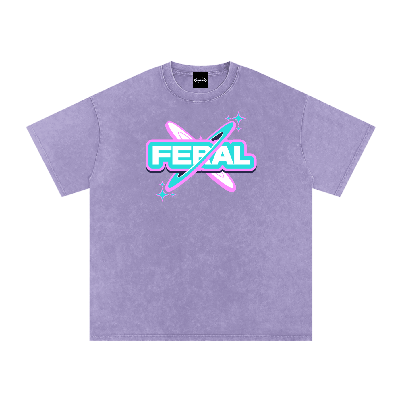 Oversize Tee LILAC / S FERAL SPACE Premium Oversized Tee ~ GAYSBIE PREMIUM MATERIALS