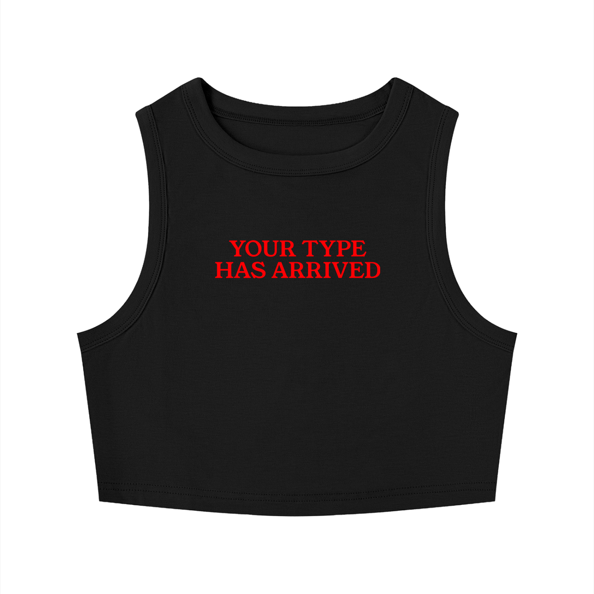 Women's Tight Crewneck Crop Tank Top