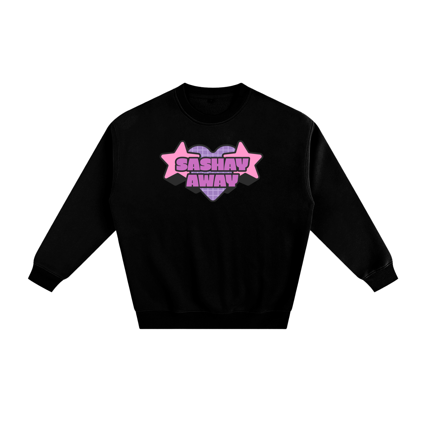 Black / S Fleeced Sweatshirt ODMPOD