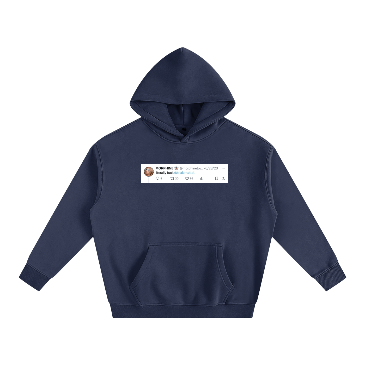 Premium Hood ECLIPSE / S Fuck Trixie Heavy Fleece Hoodie ~ GAYSBIE PREMIUM MATERIALS