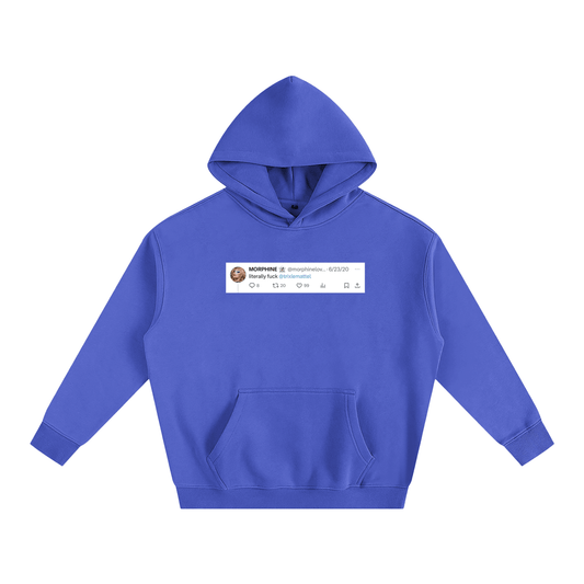 Premium Hood OCEAN / S Fuck Trixie Heavy Fleece Hoodie ~ GAYSBIE PREMIUM MATERIALS