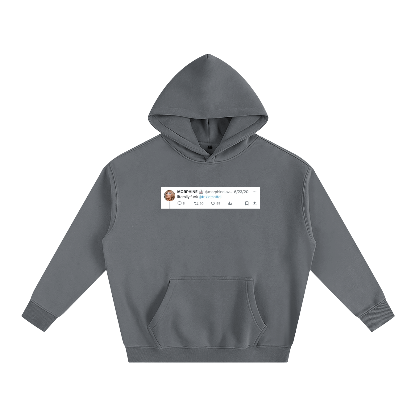 Premium Hood STORM / S Fuck Trixie Heavy Fleece Hoodie ~ GAYSBIE PREMIUM MATERIALS