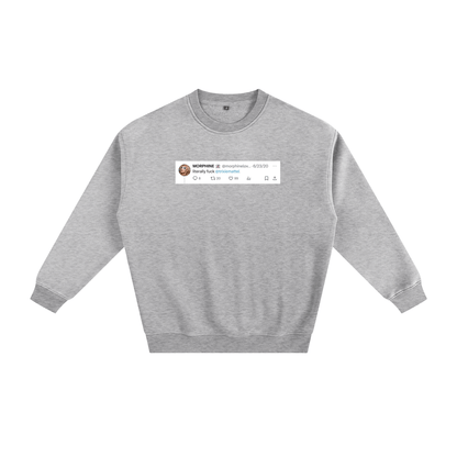 Premium Sweat STONE / S Fuck Trixie Thick Fleece Sweat ~ GAYBSIE PREMIUM MATERIALS