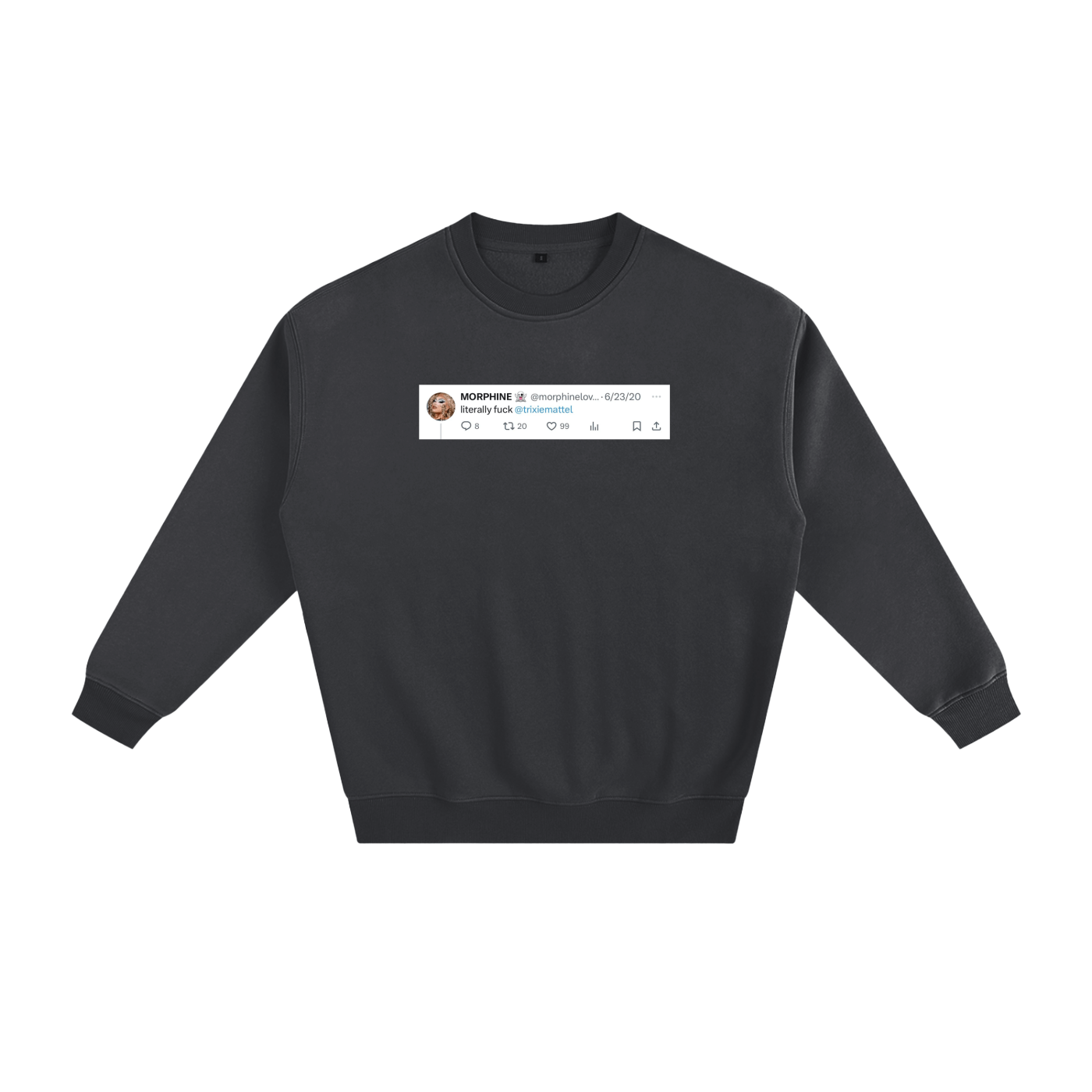 Premium Sweat STORM / S Fuck Trixie Thick Fleece Sweat ~ GAYBSIE PREMIUM MATERIALS