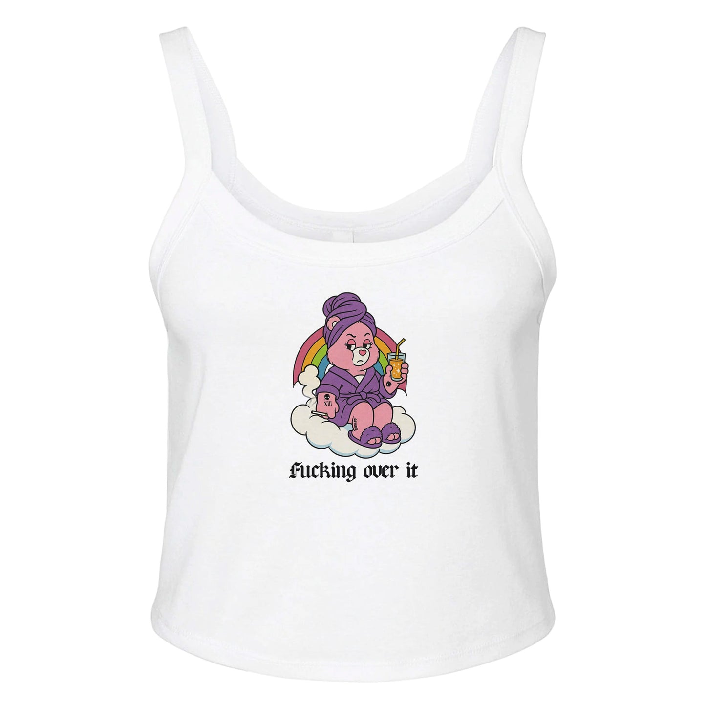Baby Tank ICE / XS FUCKING OVER IT BEAR Baby Ribbed Tank ~ GAYSBIE PREMIUM MATERIALS