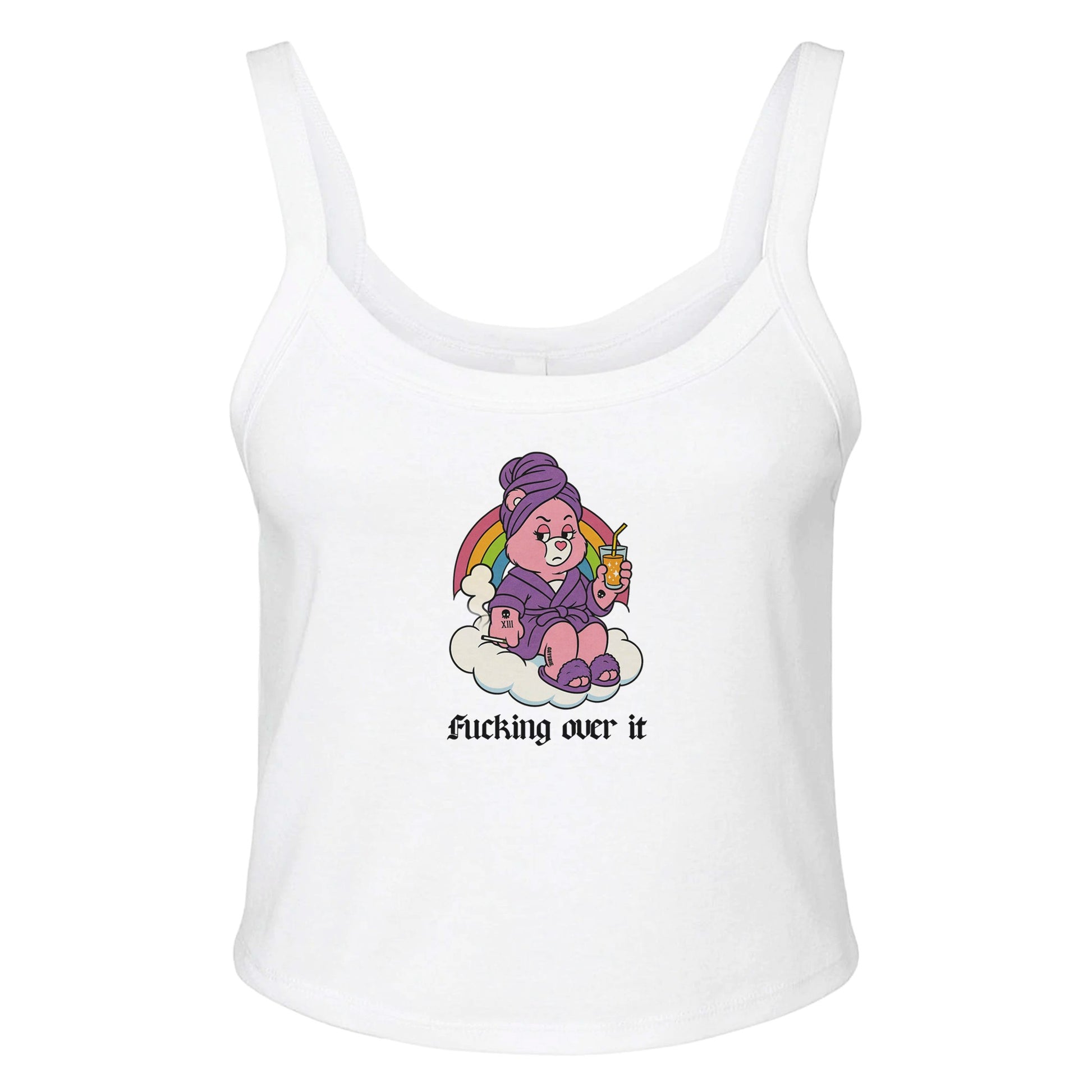 Baby Tank ICE / XS FUCKING OVER IT BEAR Baby Ribbed Tank ~ GAYSBIE PREMIUM MATERIALS
