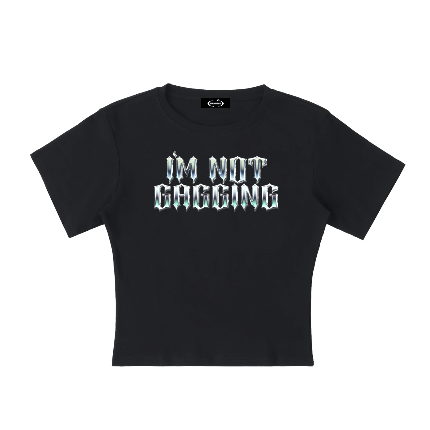 Baby Tee MIDNIGHT / S GAGGING Baby Tee ~ GAYSBIE PREMIUM MATERIALS
