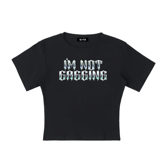 Baby Tee MIDNIGHT / S GAGGING Baby Tee ~ GAYSBIE PREMIUM MATERIALS