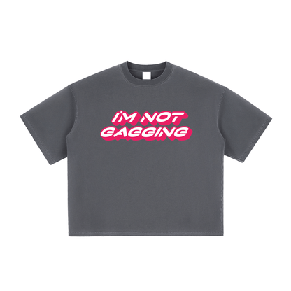 Boxy Tee STORM / S GAGGING Heavy Boxy Tee ~ GAYSBIE PREMIUM MATERIALS