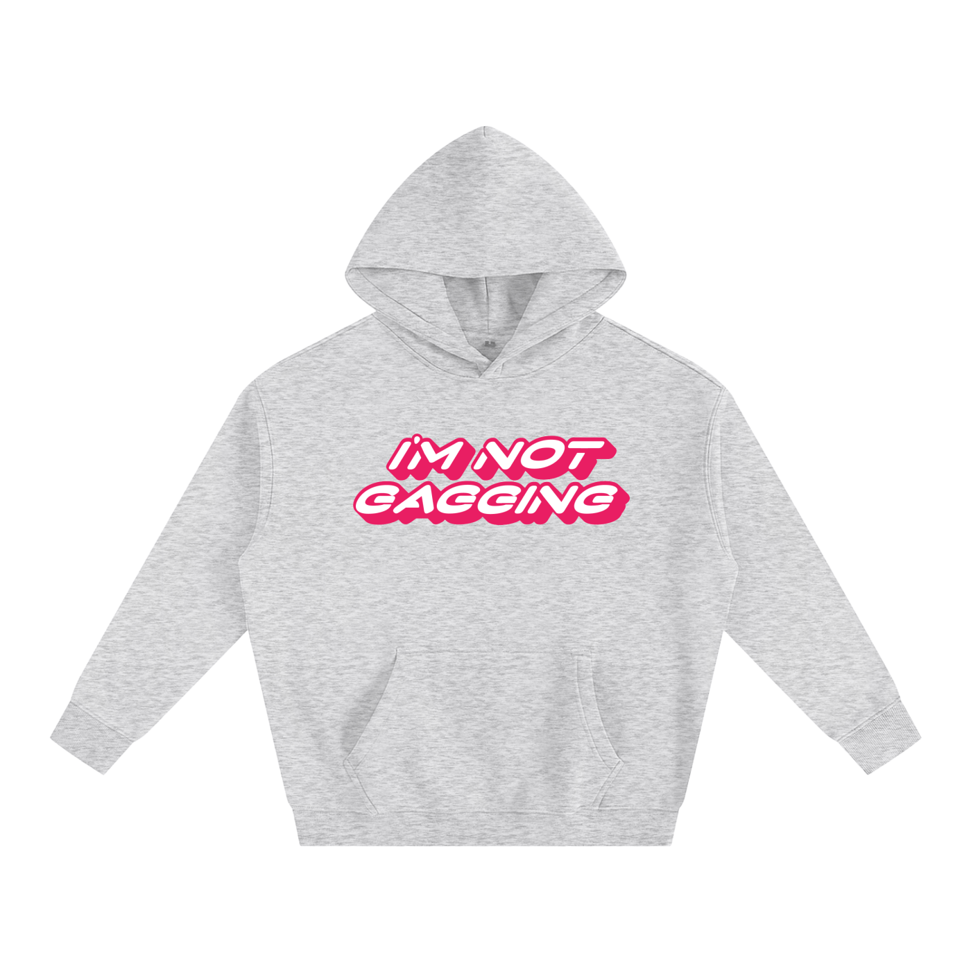 Premium Hood STONE / S GAGGING Heavy Fleece Hoodie ~ GAYSBIE PREMIUM MATERIALS