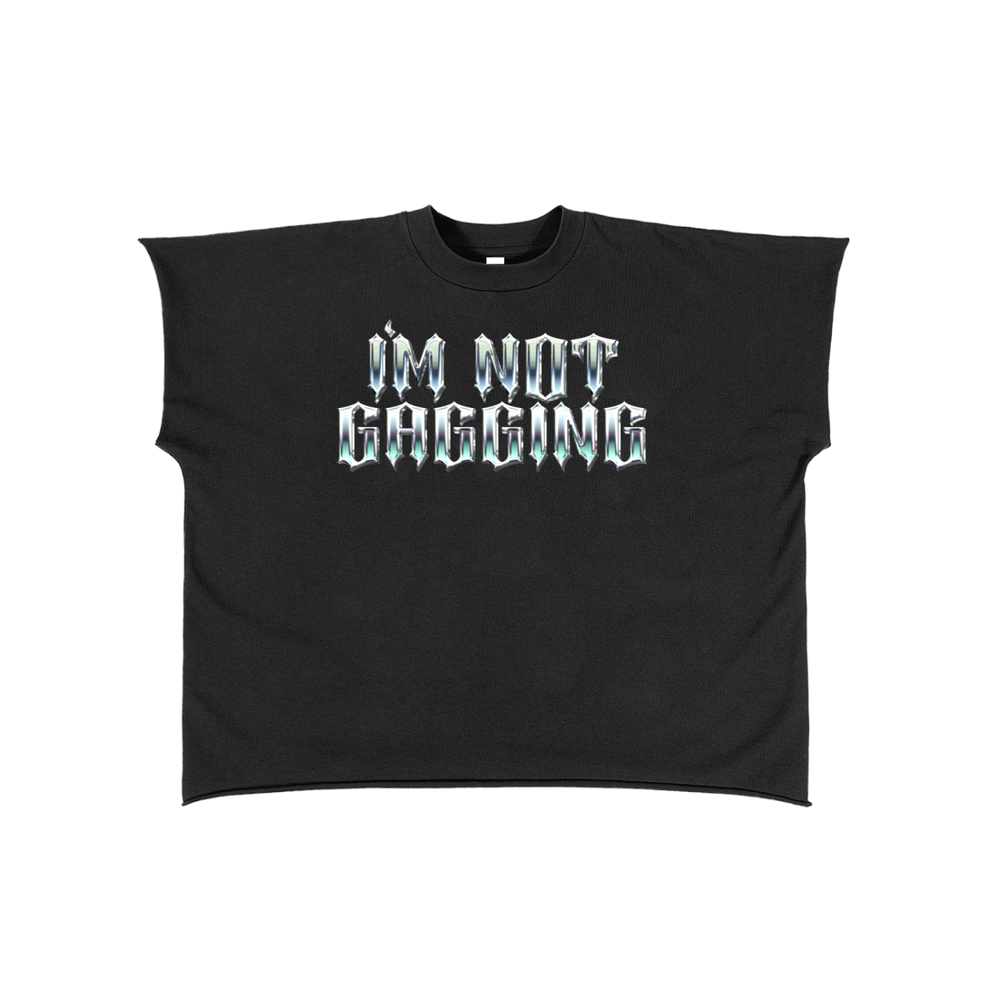 MIDNIGHT / S GAGGING Micro Ribbed Boxy Tank ~ GAYSBIE PREMIUM MATERIALS