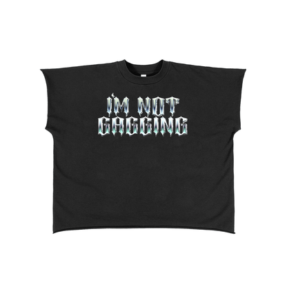 MIDNIGHT / S GAGGING Micro Ribbed Boxy Tank ~ GAYSBIE PREMIUM MATERIALS