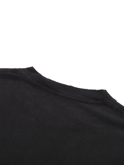 Oversize Tee GAGGING Premium Heavy Raw-Hem Tee ~ GAYSBIE PREMIUM MATERIALS