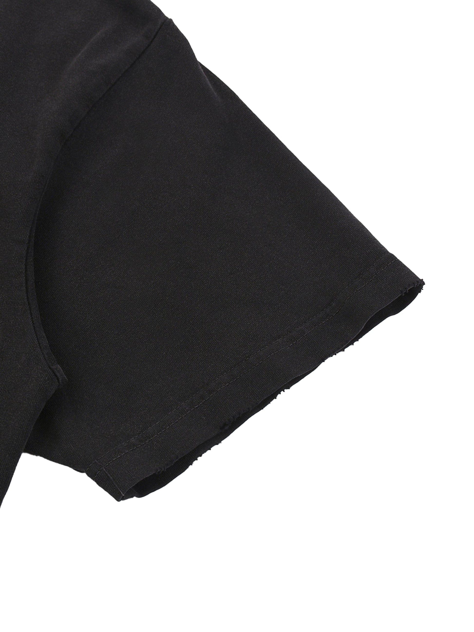 Oversize Tee GAGGING Premium Heavy Raw-Hem Tee ~ GAYSBIE PREMIUM MATERIALS