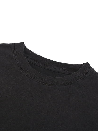 Oversize Tee GAGGING Premium Heavy Raw-Hem Tee ~ GAYSBIE PREMIUM MATERIALS