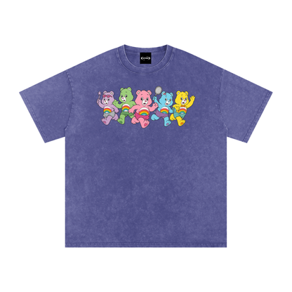 Oversize Tee GRAPE / S GAY CHAOS BEAR Premium Oversized Tee ~ GAYSBIE PREMIUM MATERIALS