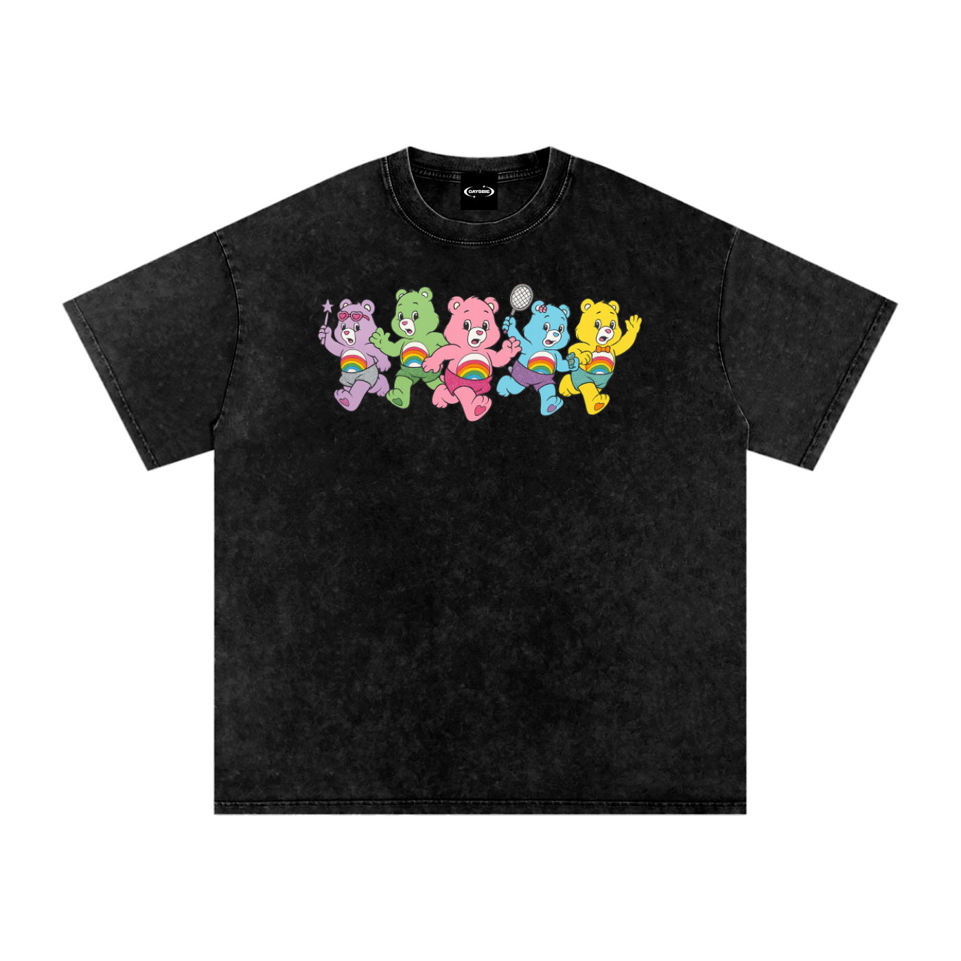 Oversize Tee MIDNIGHT / S GAY CHAOS BEAR Premium Oversized Tee ~ GAYSBIE PREMIUM MATERIALS