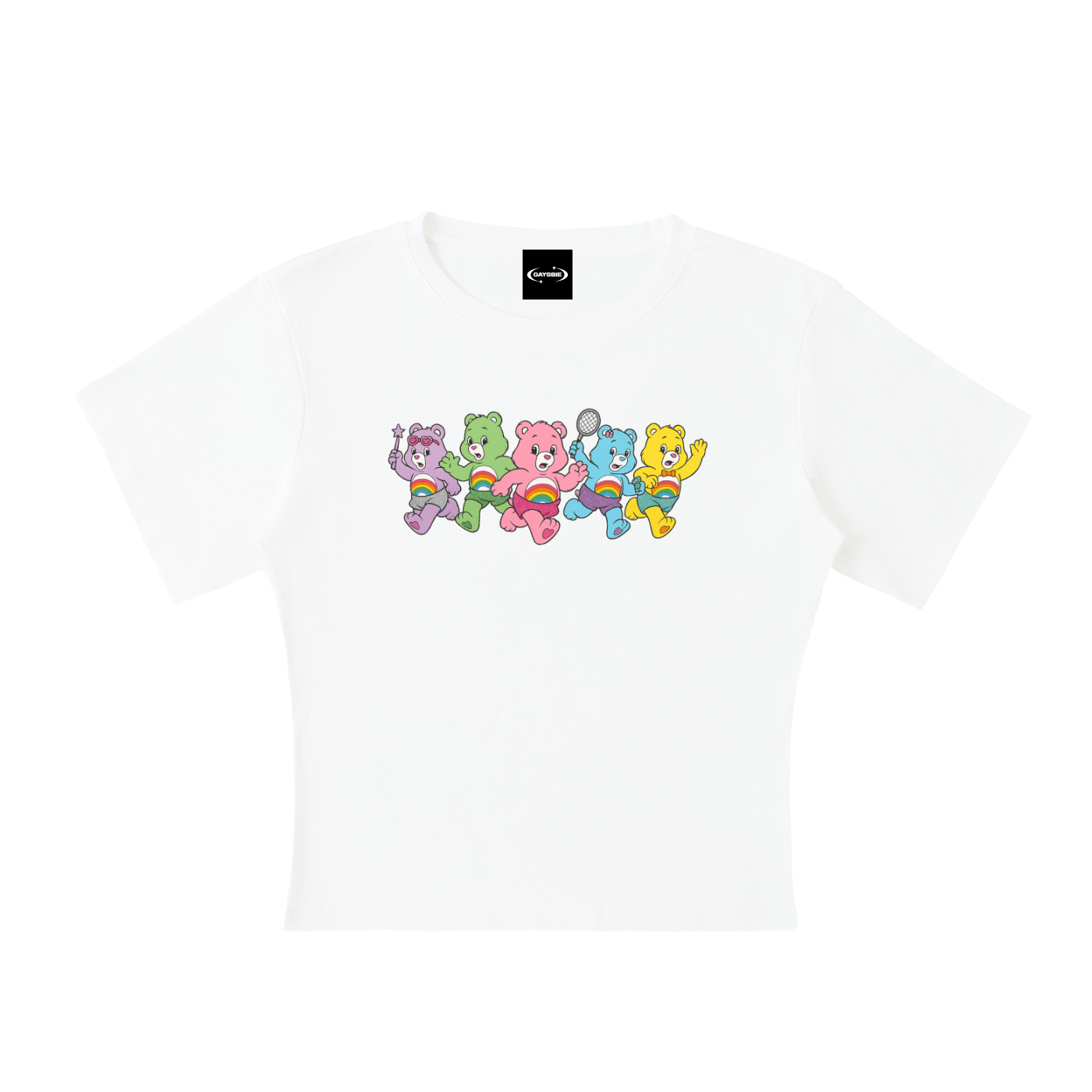 Baby Tee ICE / S GAY CHAOS BEARS Baby Tee ~ GAYSBIE PREMIUM MATERIALS