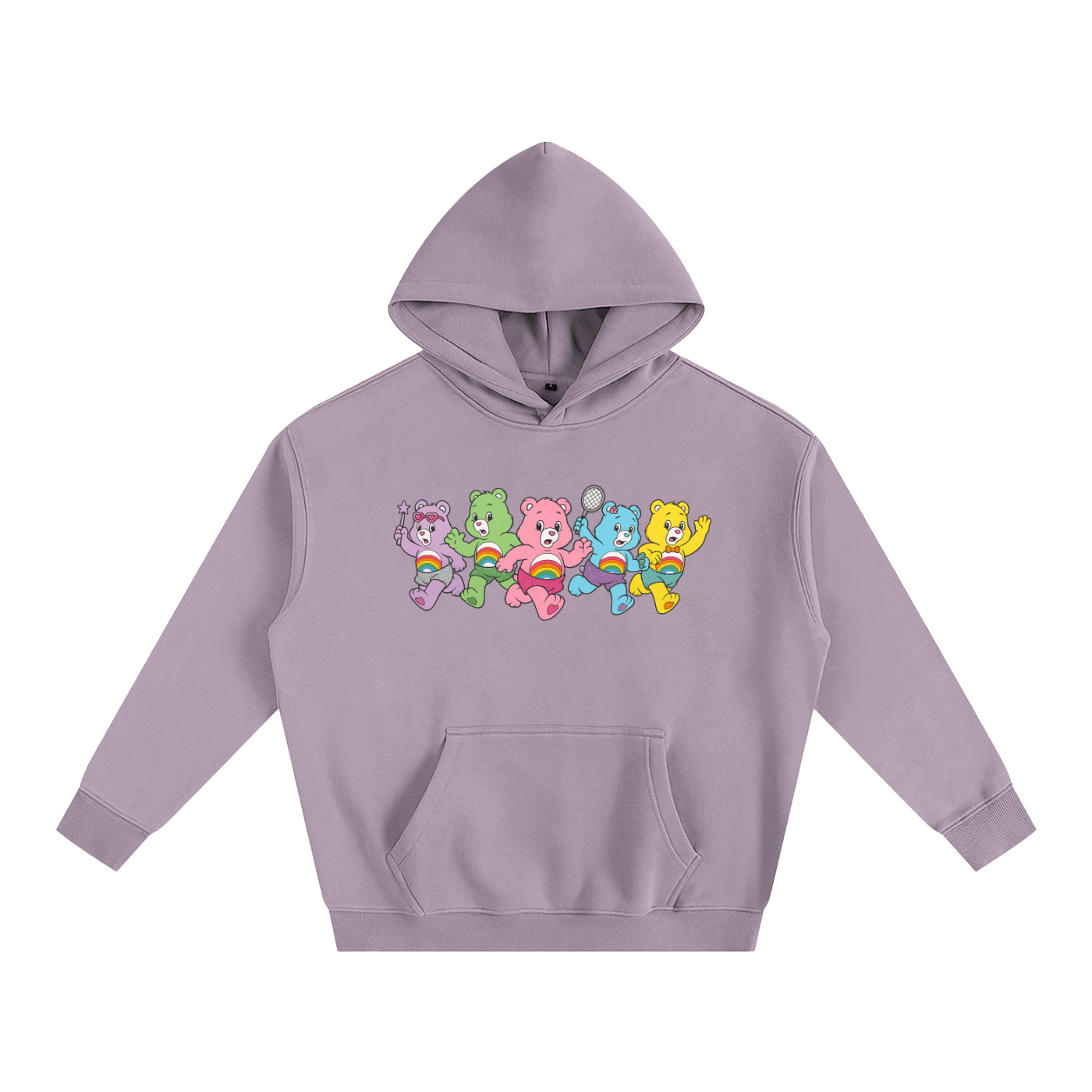 Premium Hood GRAPE / S GAY CHAOS BEARS Heavy Fleece Hoodie ~ GAYSBIE PREMIUM MATERIALS