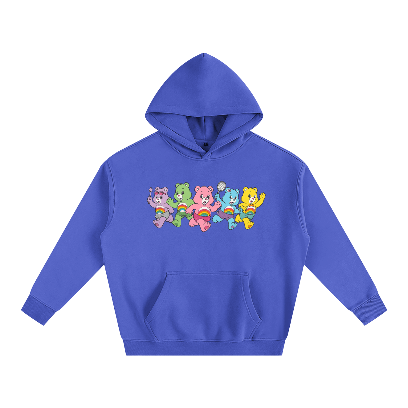 Premium Hood OCEAN / S GAY CHAOS BEARS Heavy Fleece Hoodie ~ GAYSBIE PREMIUM MATERIALS