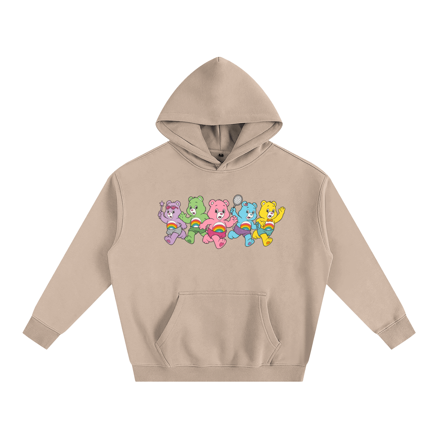 Premium Hood PEACHY / S GAY CHAOS BEARS Heavy Fleece Hoodie ~ GAYSBIE PREMIUM MATERIALS
