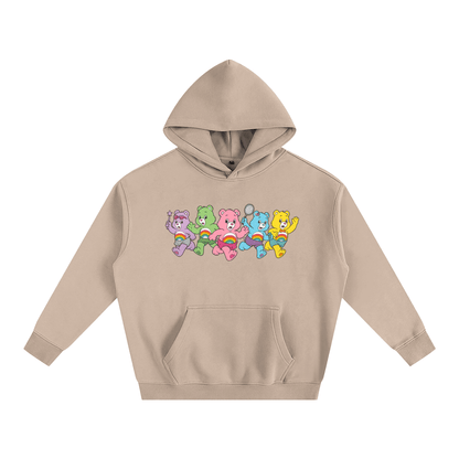 Premium Hood PEACHY / S GAY CHAOS BEARS Heavy Fleece Hoodie ~ GAYSBIE PREMIUM MATERIALS