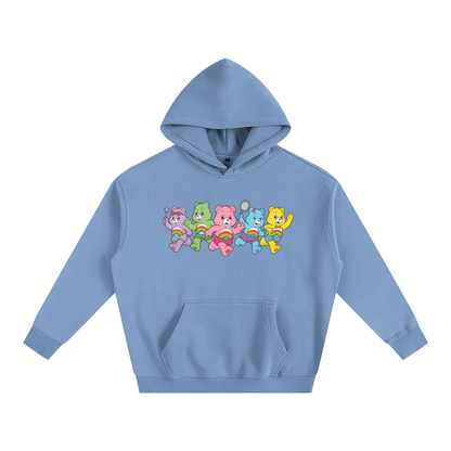 Premium Hood SKY / S GAY CHAOS BEARS Heavy Fleece Hoodie ~ GAYSBIE PREMIUM MATERIALS