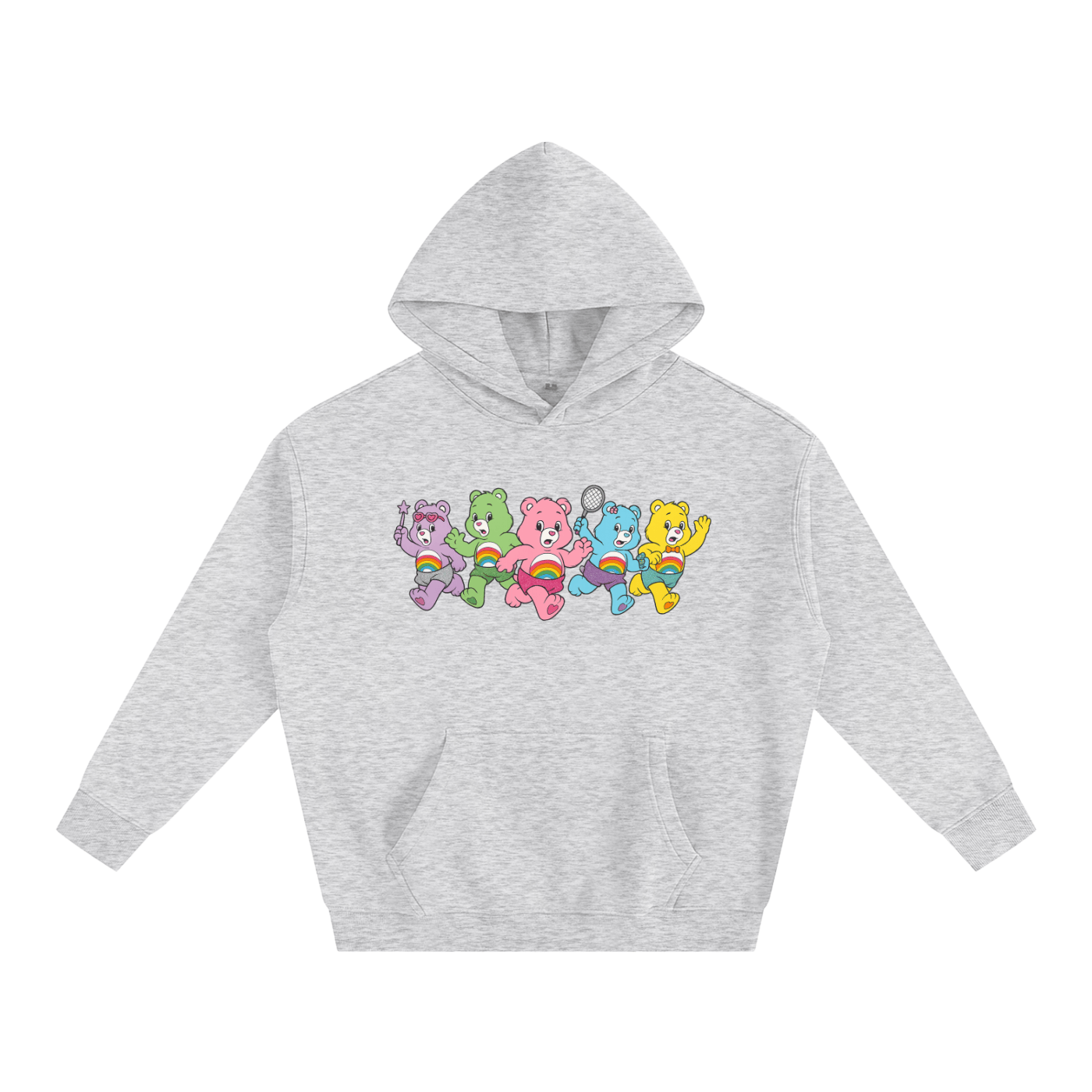 Premium Hood STONE / S GAY CHAOS BEARS Heavy Fleece Hoodie ~ GAYSBIE PREMIUM MATERIALS