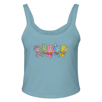 Ribbed Tank BLUE / XS GAY PANIC BEAR Baby Ribbed Tank ~ GAYSBIE PREMIUM MATERIALS