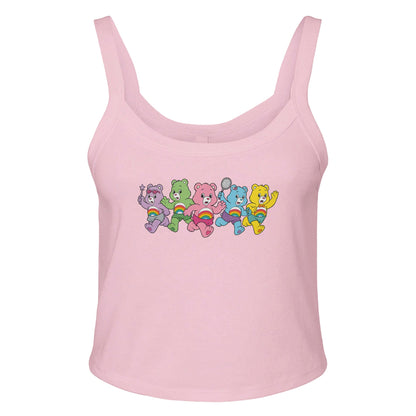 Ribbed Tank BLUSH / XS GAY PANIC BEAR Baby Ribbed Tank ~ GAYSBIE PREMIUM MATERIALS