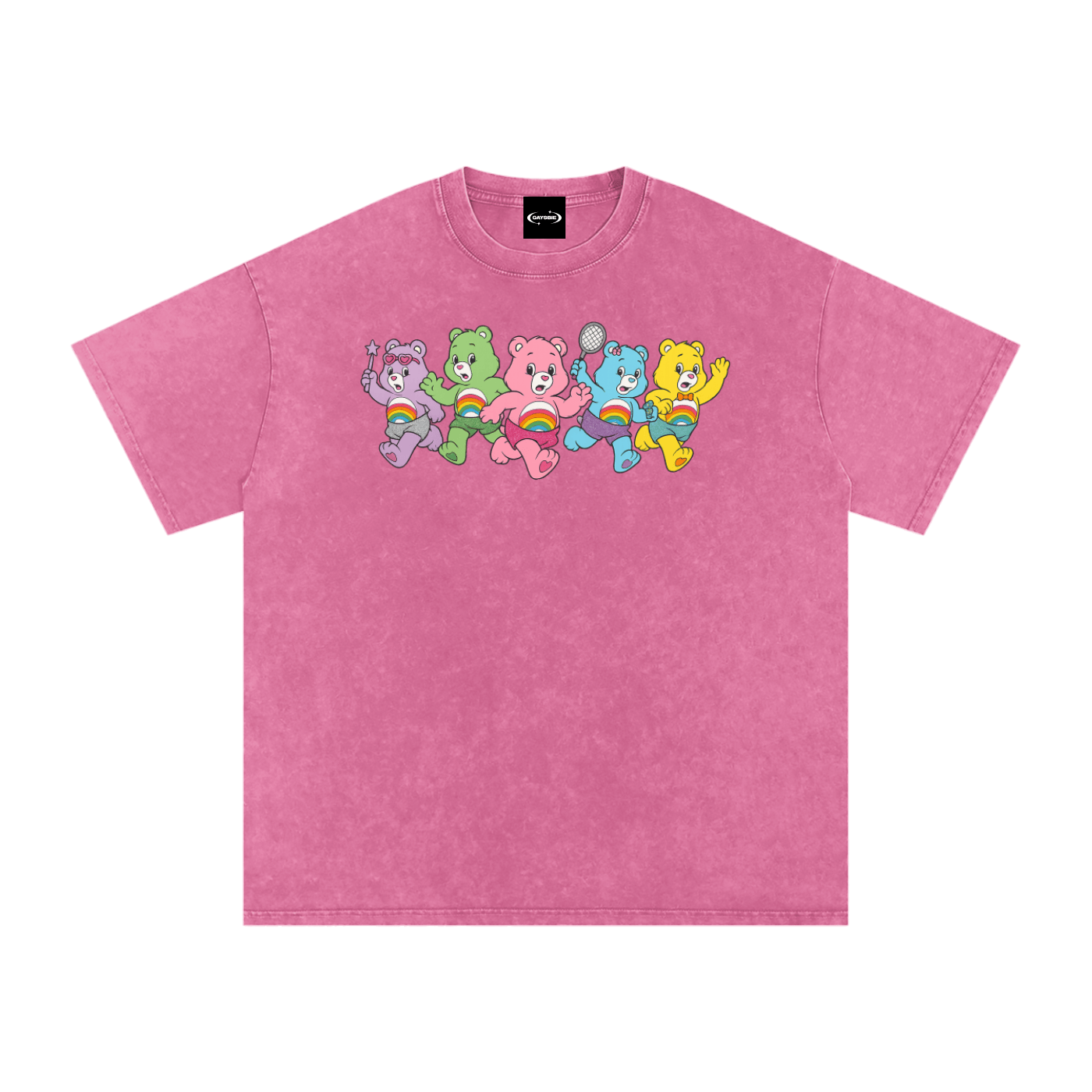 Oversize Tee BUBBLEGUM / S GAY PANIC BEARS Premium Oversized Tee ~ GAYSBIE PREMIUM MATERIALS