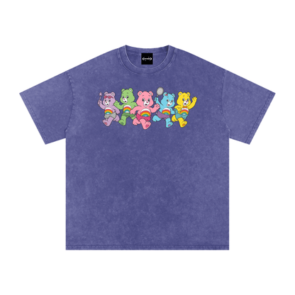 Oversize Tee GRAPE / S GAY PANIC BEARS Premium Oversized Tee ~ GAYSBIE PREMIUM MATERIALS