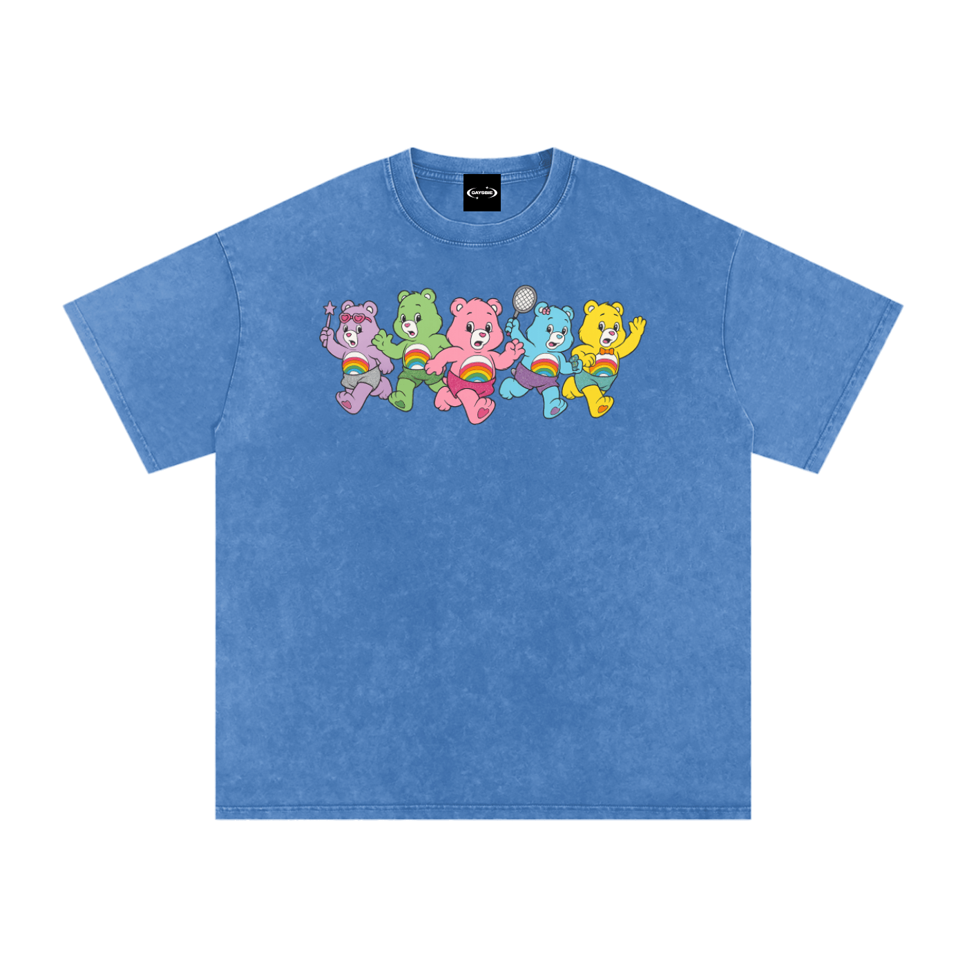 Oversize Tee SKY / S GAY PANIC BEARS Premium Oversized Tee ~ GAYSBIE PREMIUM MATERIALS