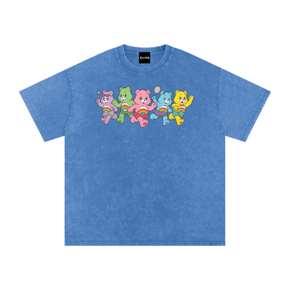 Oversize Tee SKY / S GAY PANIC BEARS Premium Oversized Tee ~ GAYSBIE PREMIUM MATERIALS