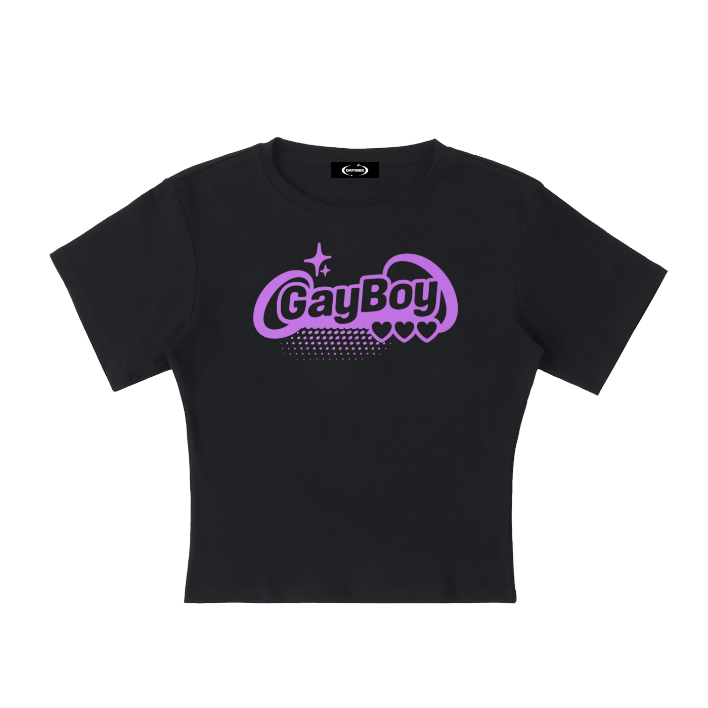 Baby Tee MIDNIGHT / S GayBoy Baby Tee ~ GAYSBIE PREMIUM MATERIALS