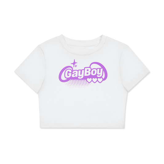 Crop Tee ICE / XS GayBoy Crop Tee ~ GAYSBIE PREMIUM MATERIALS