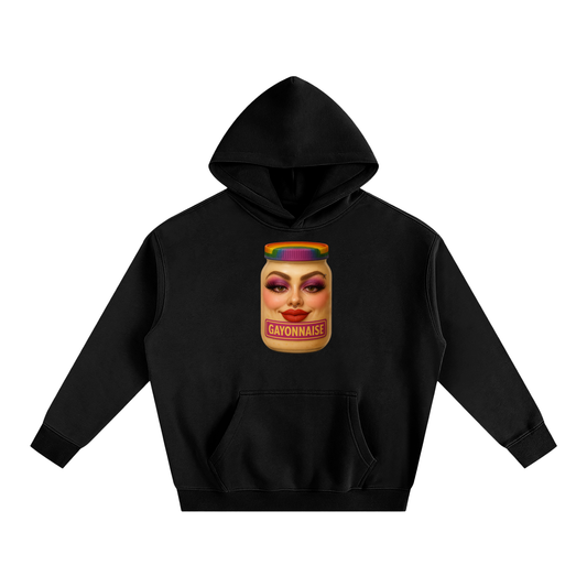 Premium Hood MIDNIGHT / S GAYONNAISE FACE Heavy Fleece Hoodie ~ GAYSBIE PREMIUM MATERIALS